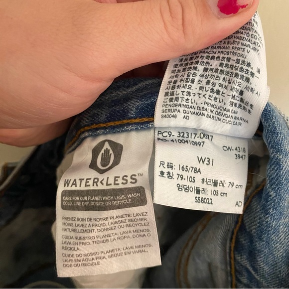 Levi’s 501 High Rise Cutoff Shorts 31 - Picture 5 of 5